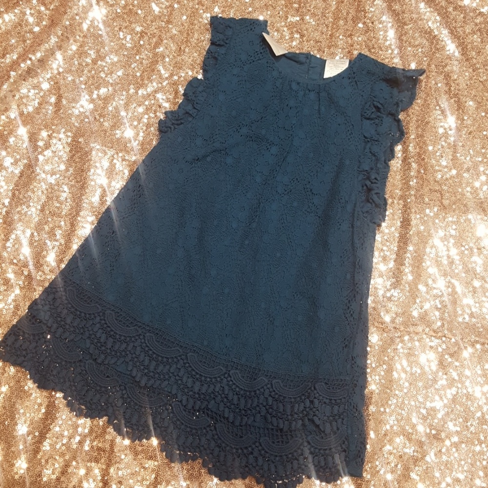 Baby girl teal dress